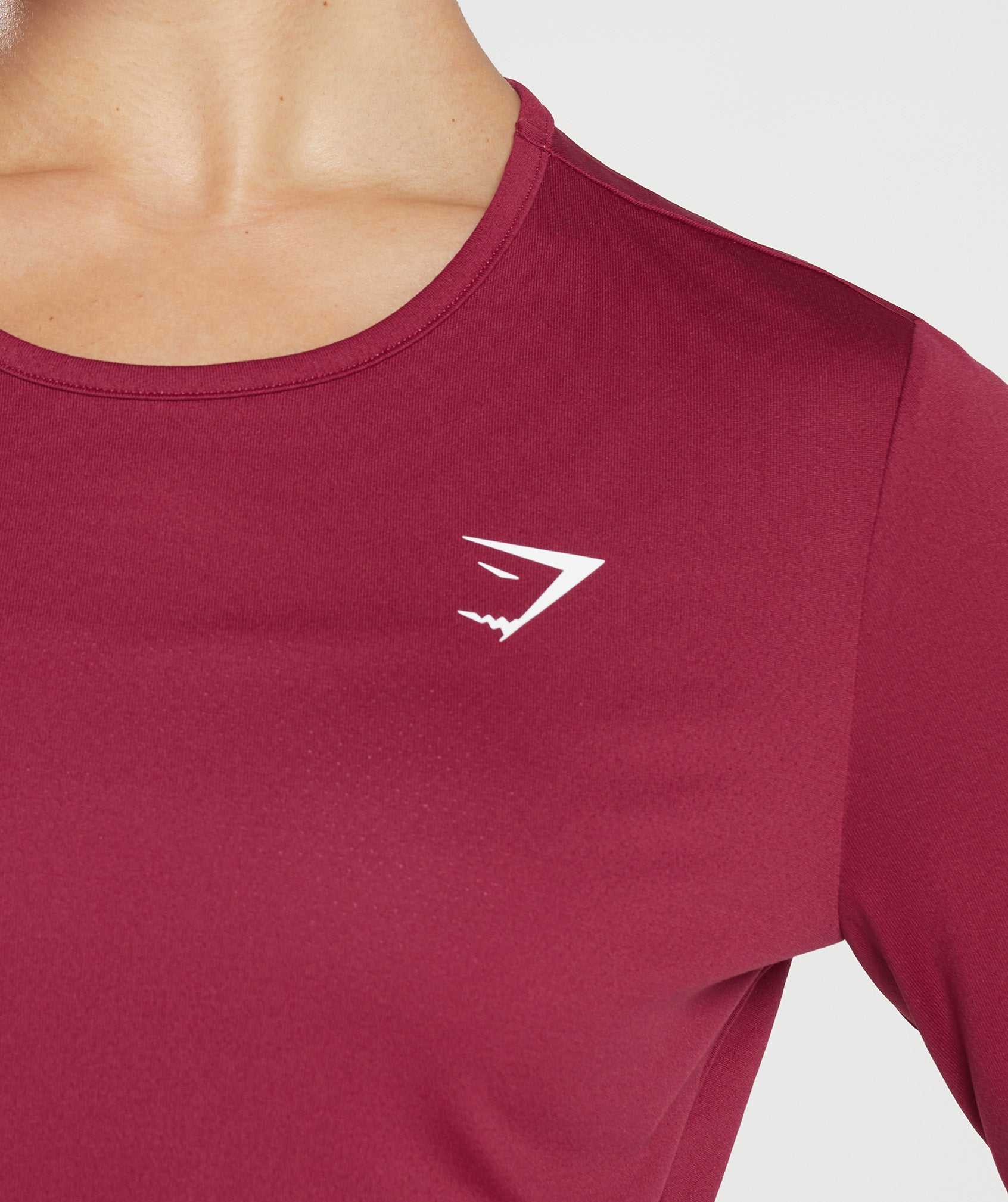 Training Long Sleeve Top in Currant Pink