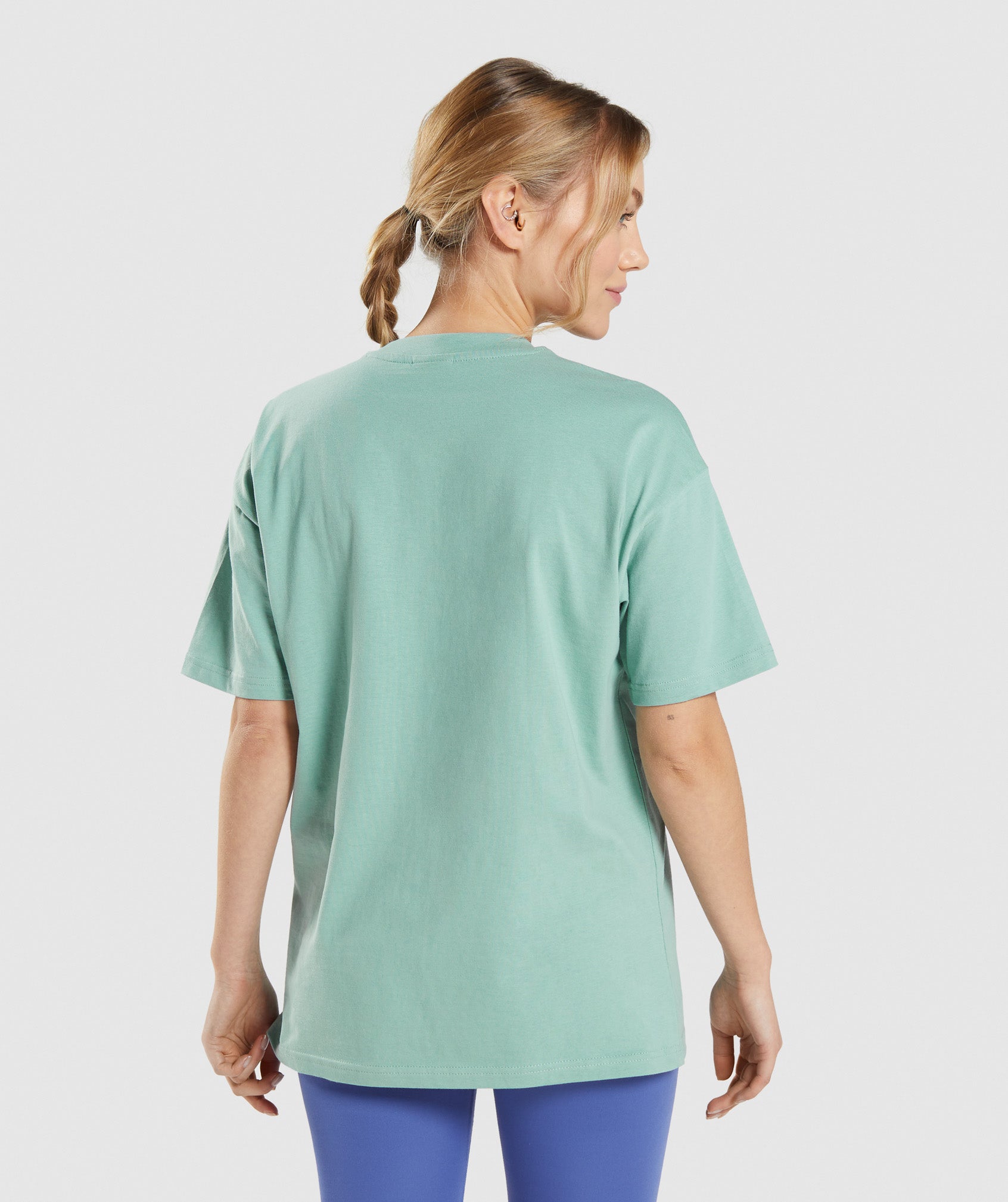 Training Oversized T-Shirt in Maya Blue - view 2