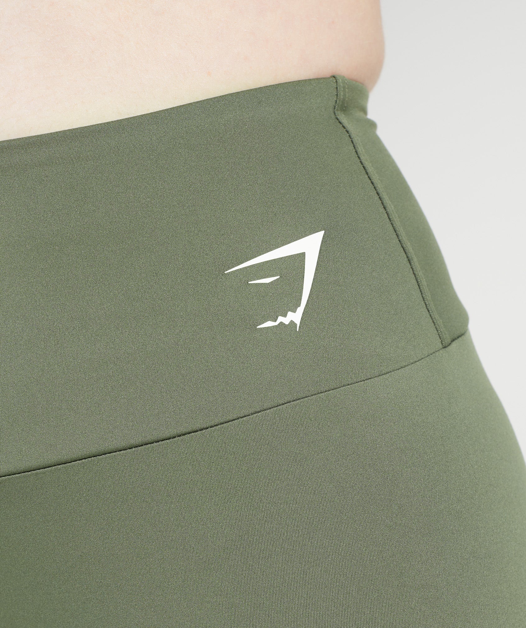 GYMSHARK Fitness Control Baselayer Shorts Compression Stretch Train Olive M  NWT!