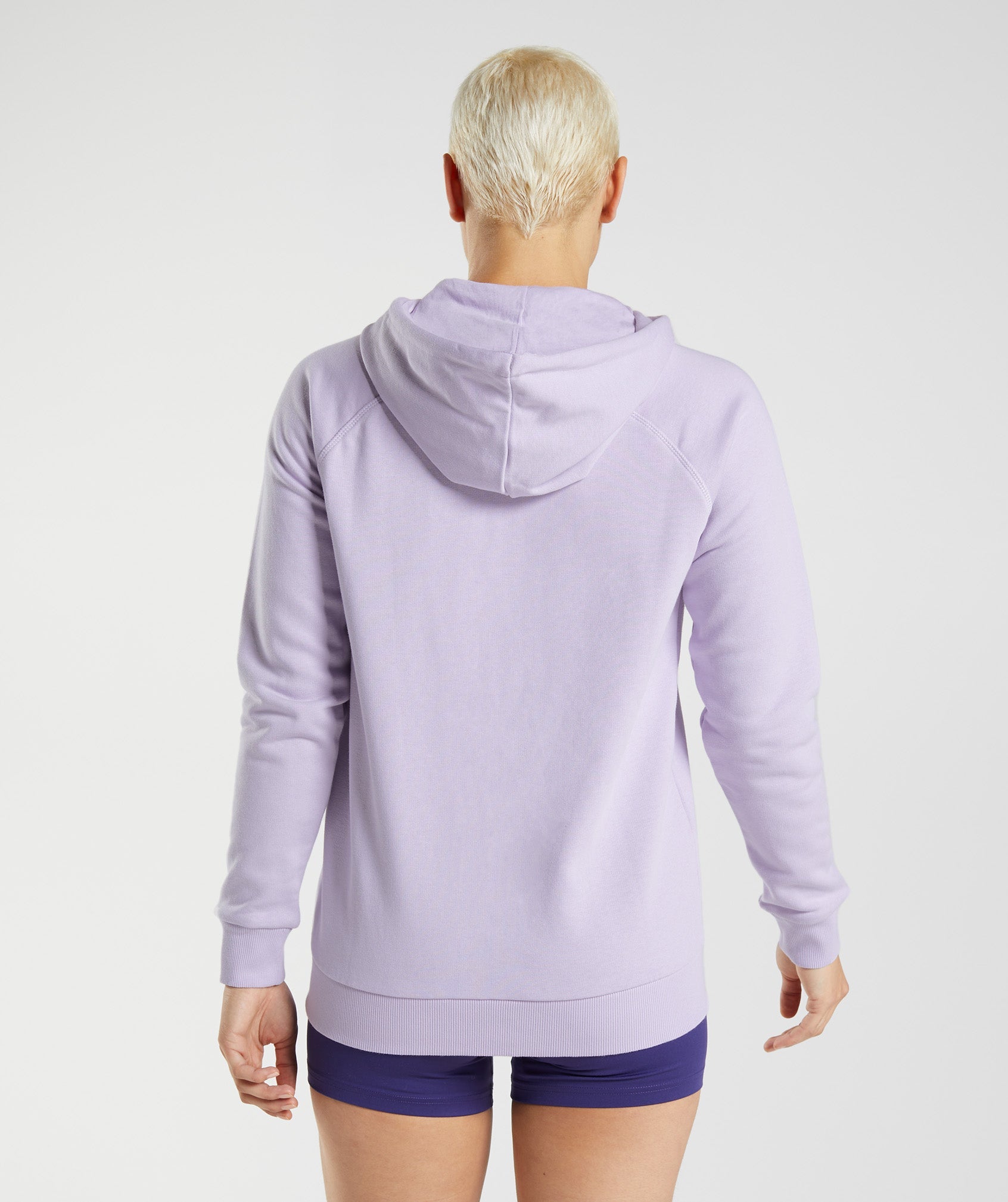 Training Zip Hoodie in Soft Lilac