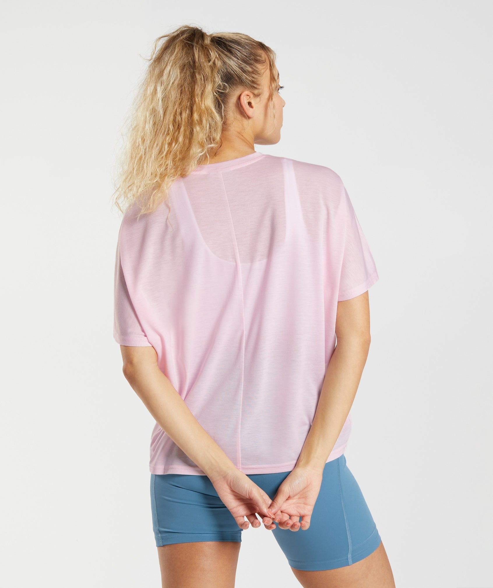 Super Soft T-Shirt in Chalk Pink - view 2