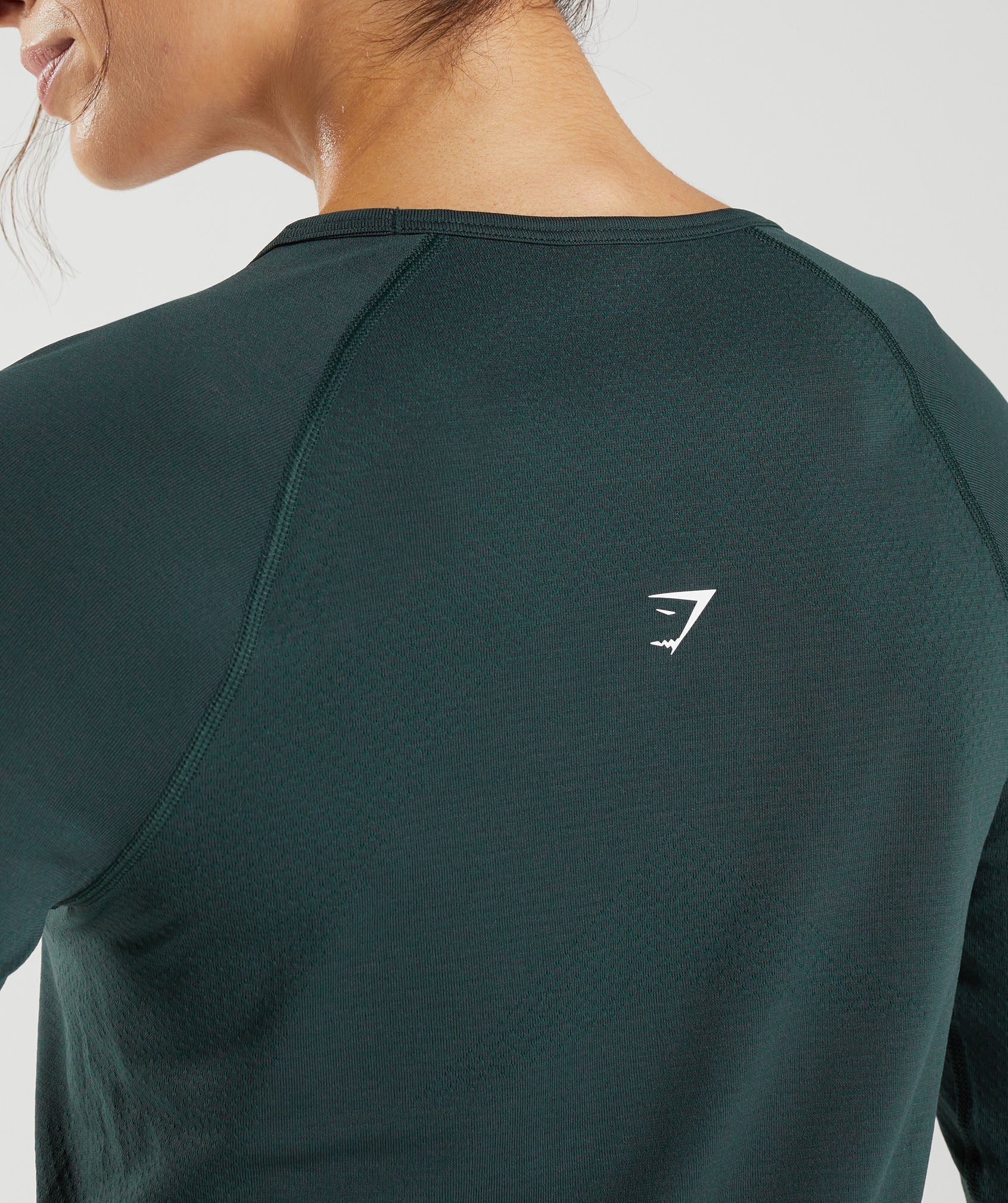 Gymshark Vital seamless 2.0 light long sleeve top Green Size L - $17 (57%  Off Retail) - From Sofia