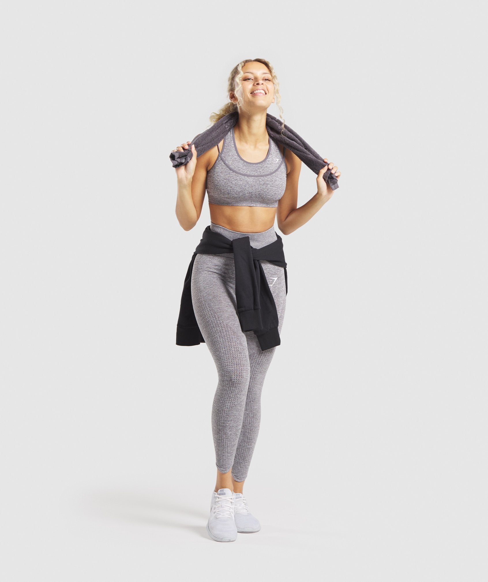 Power Seamless Sports Bra - Smokey Grey – Vottion