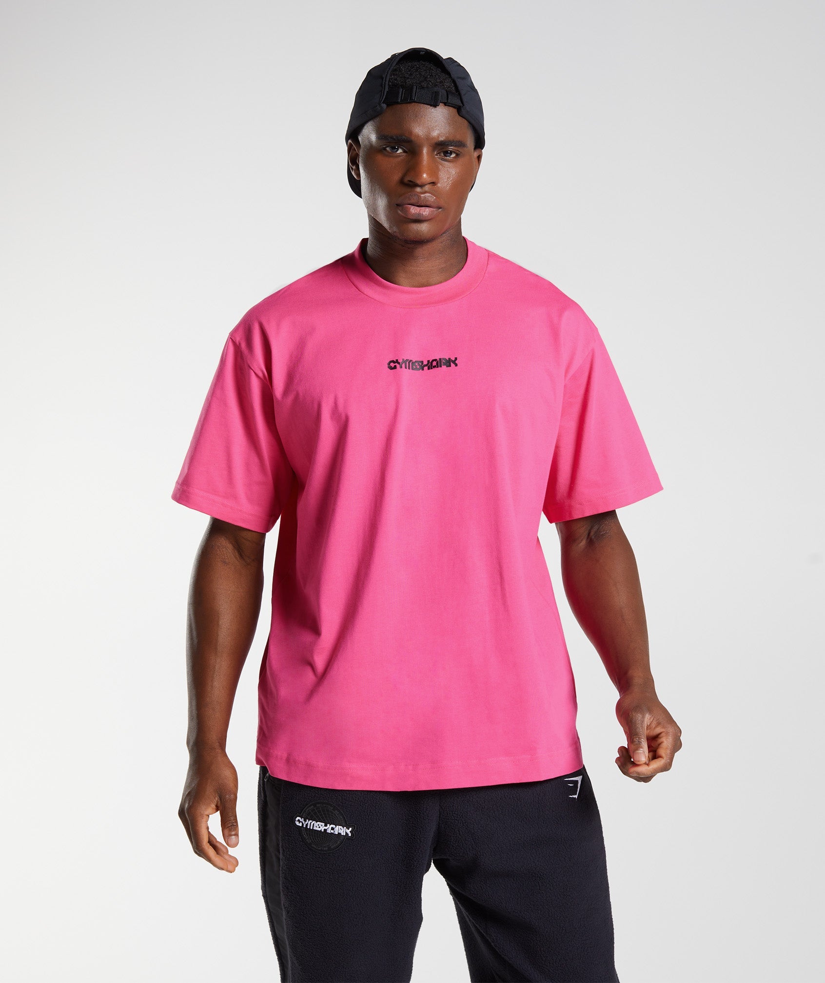 Vibes T-Shirt in Bright Fuchsia - view 1