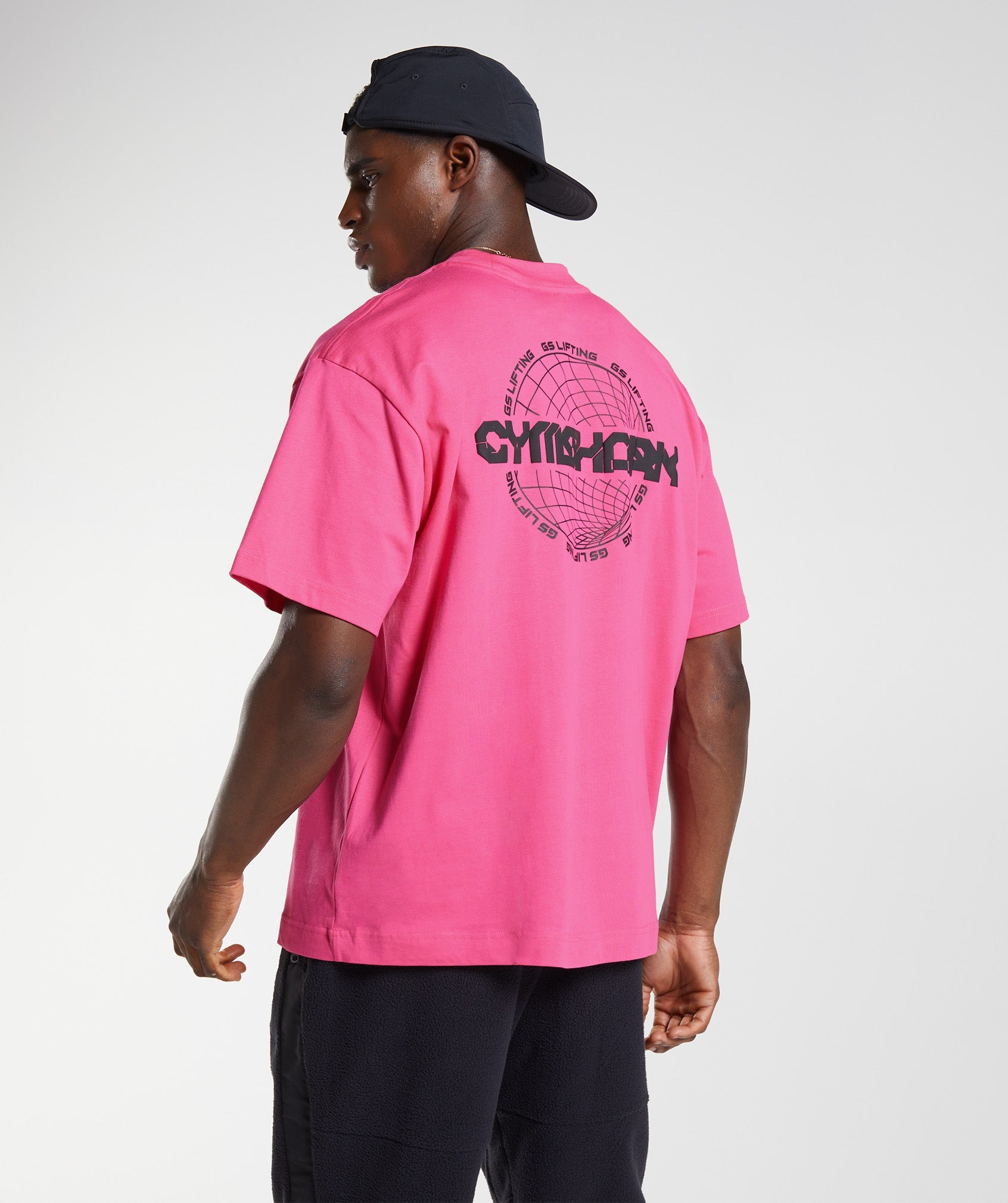 Vibes T-Shirt in Bright Fuchsia - view 2