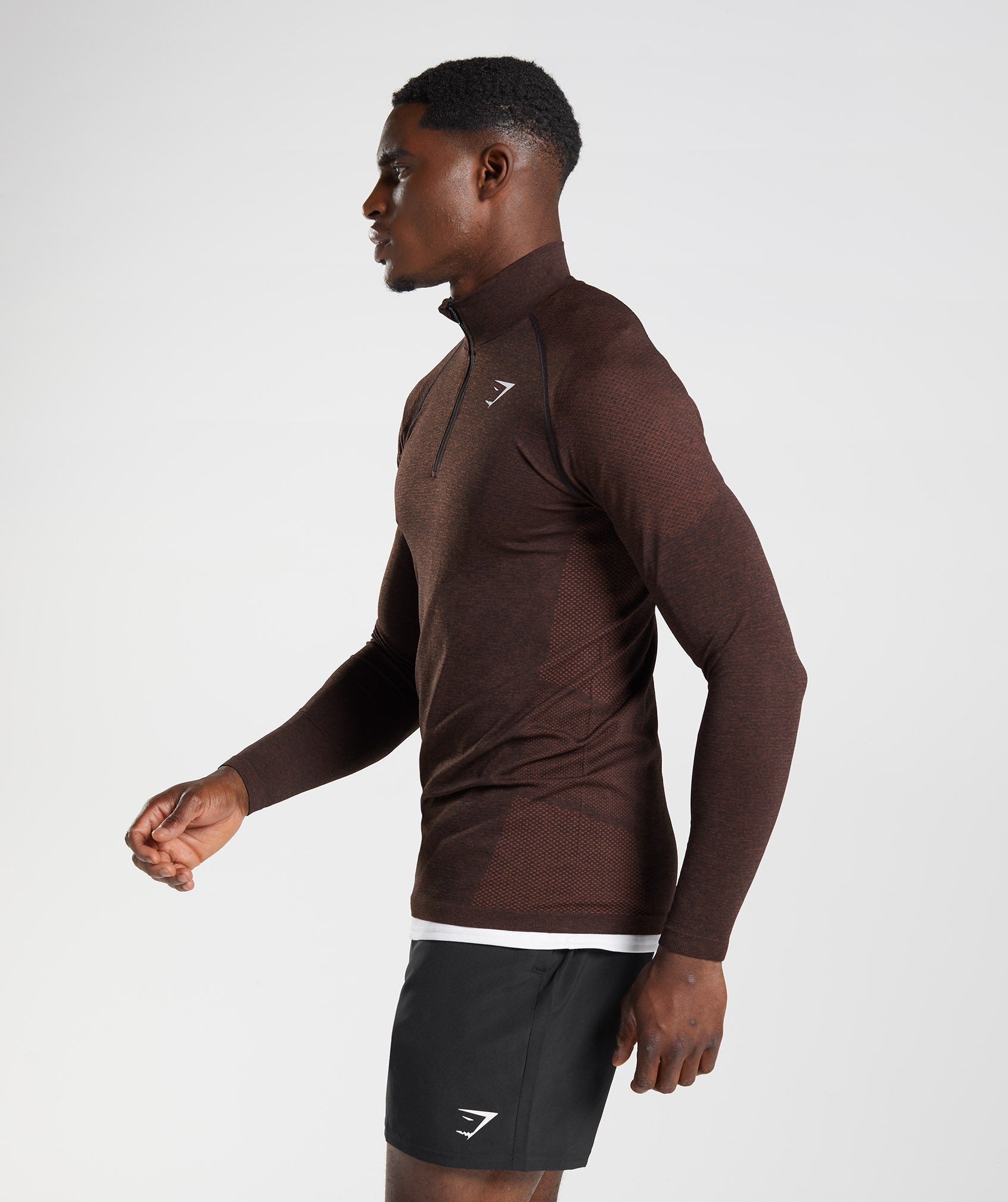 Gymshark Vital 1/4 Zip - Core Olive/Black