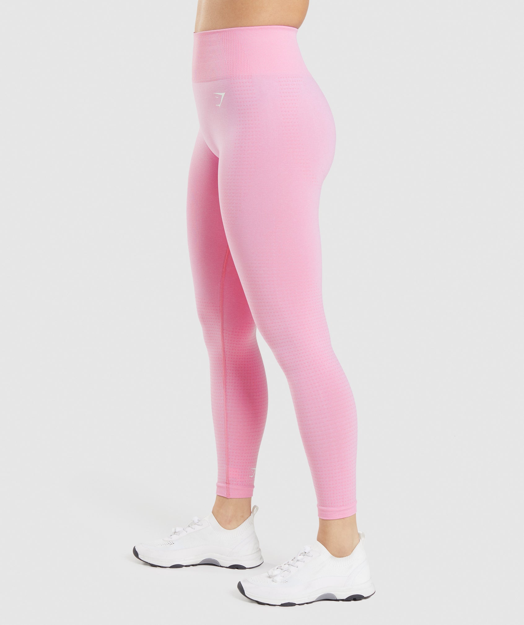 Gymshark Vital Seamless 1/2 Zip Pullover Sorbet Pink Marl Size