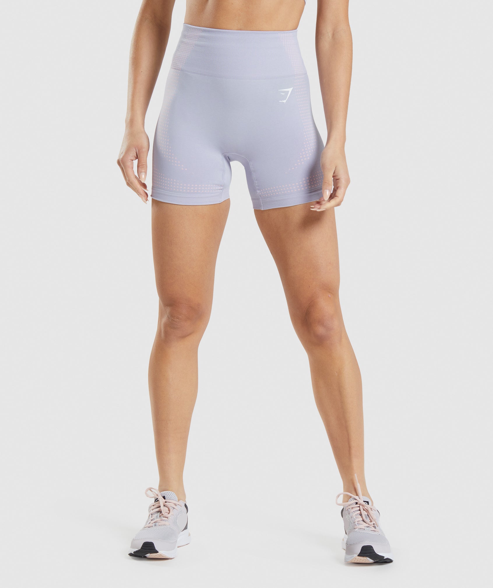 Vital Seamless 2.0 Shorts in Moonstone Blue Marl - view 1