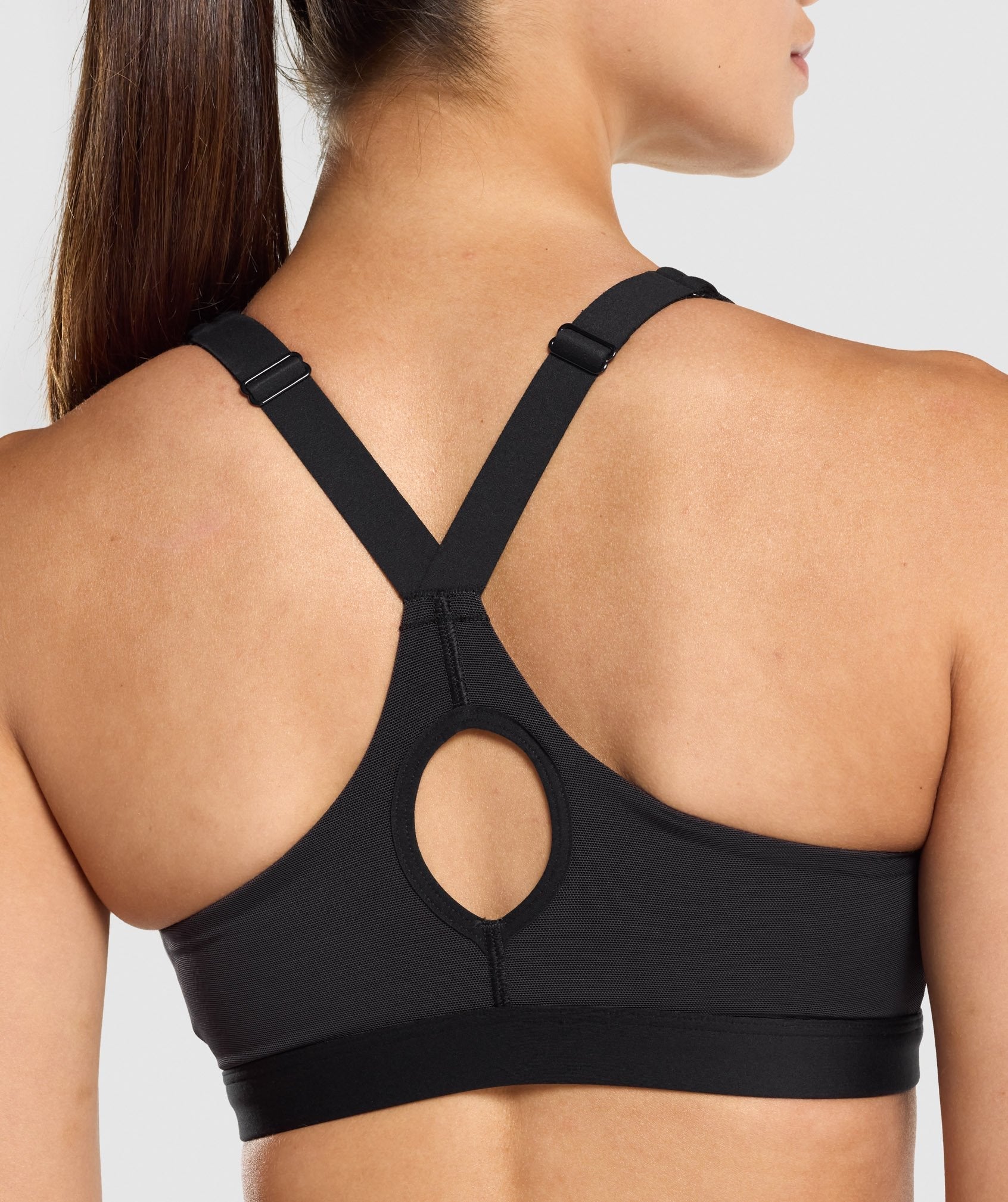 Zipped Up Sports Bra in Black – watts that trend