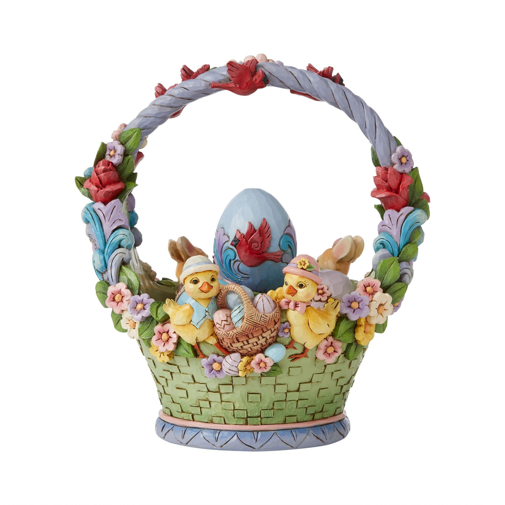 Easter Cheer Found Here (17th Annual Easter Basket with Four Eggs) H