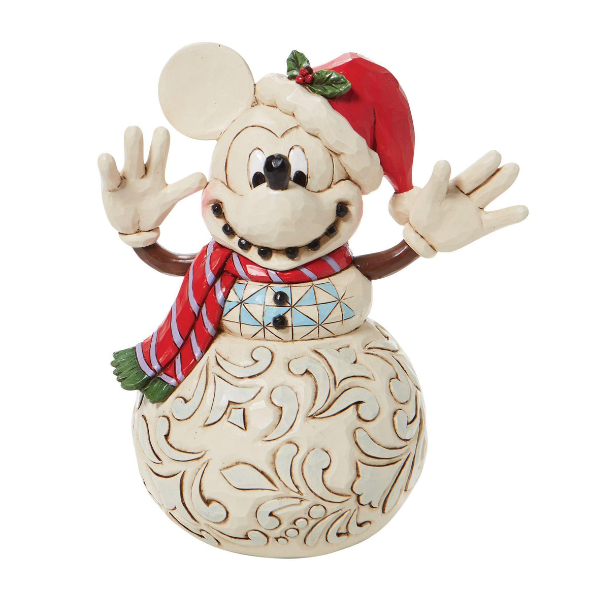 Snowy Smiles - Mickey Mouse Snowman - DisneyTraditions by Jim Shore