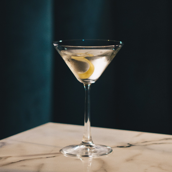 Amuerte Coca Gin 50/50 Martini Cocktail