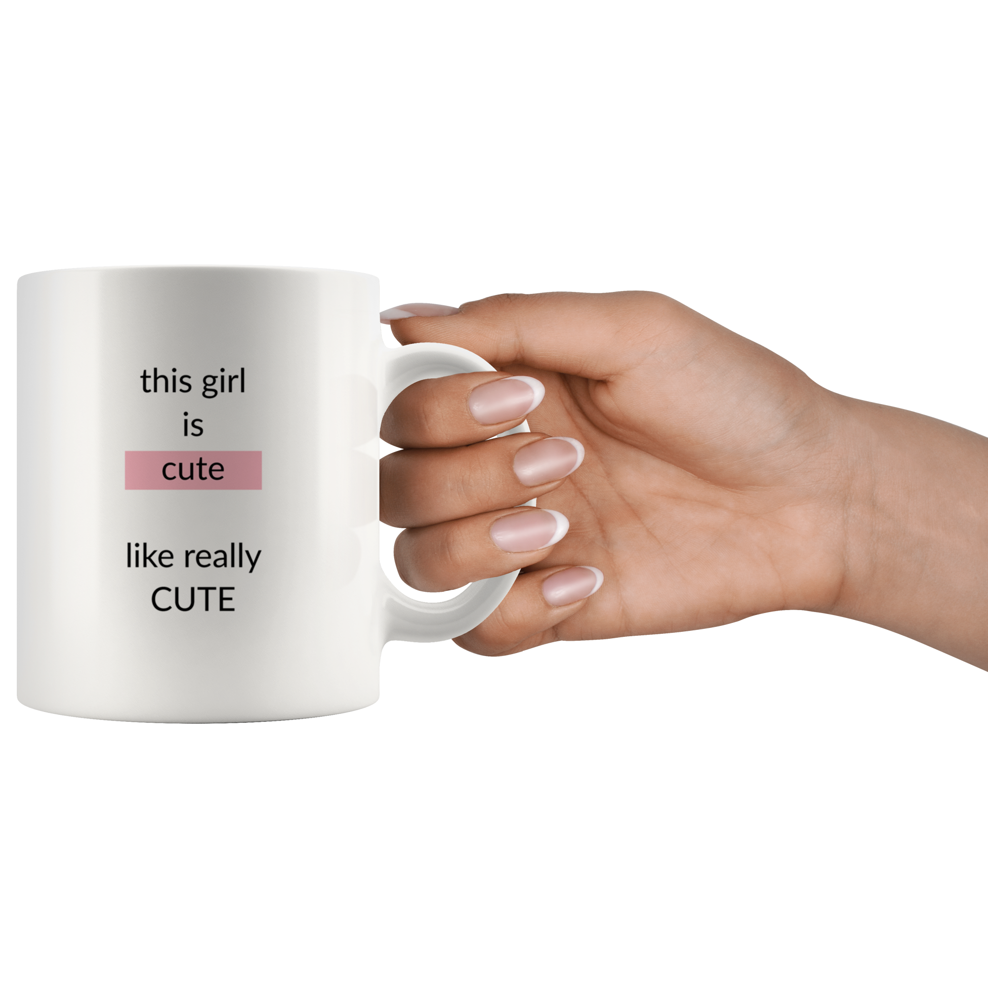 This Girl Is Cute Coffee Mug Bodhi Paw