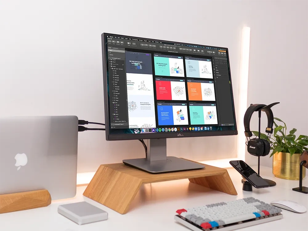 monitor stand modern desk