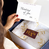 hand written gift note