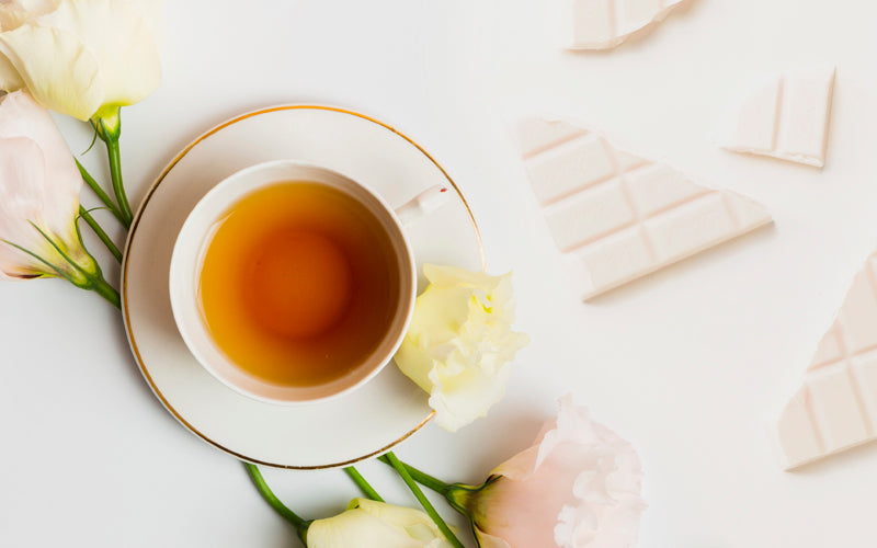 Tea and white chocolate pairing