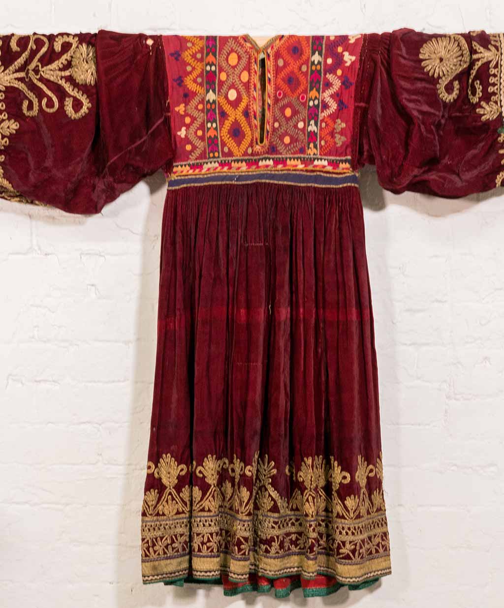 Vintage Embroidered Afghan Dress
