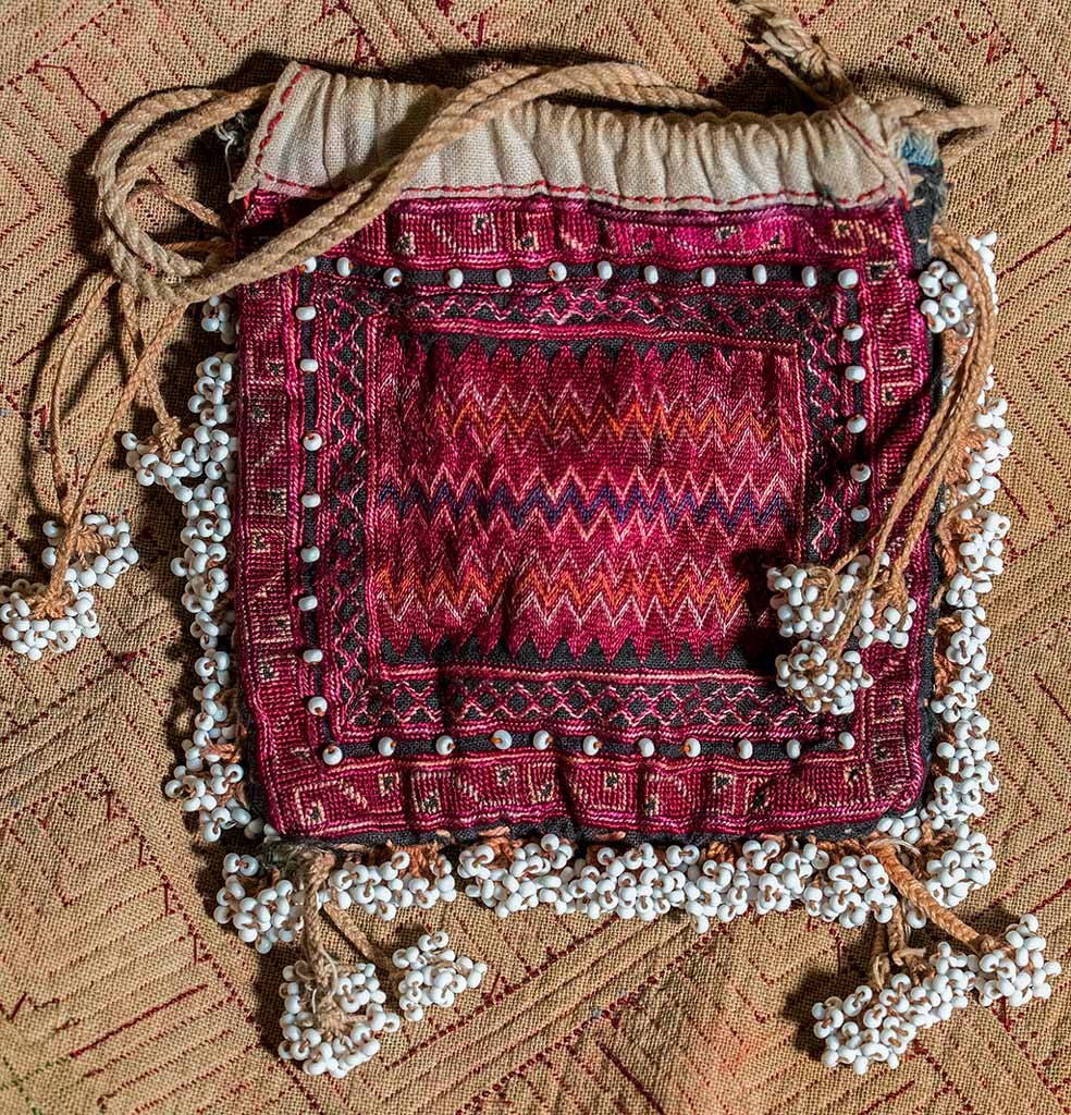 Embroidered Afghan Purse