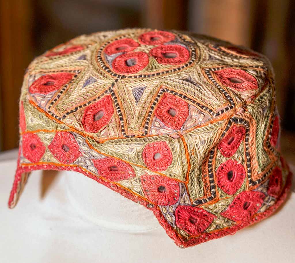 Embroidered Hat from Afghanistan