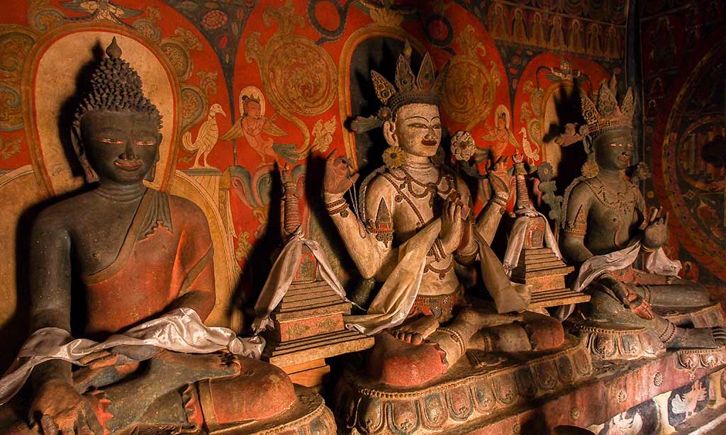 Avalokiteshvara shrine at Kanji, Ladakh
