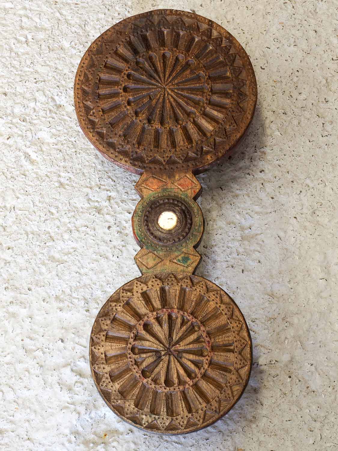 Carved Wooden Chapati Stands