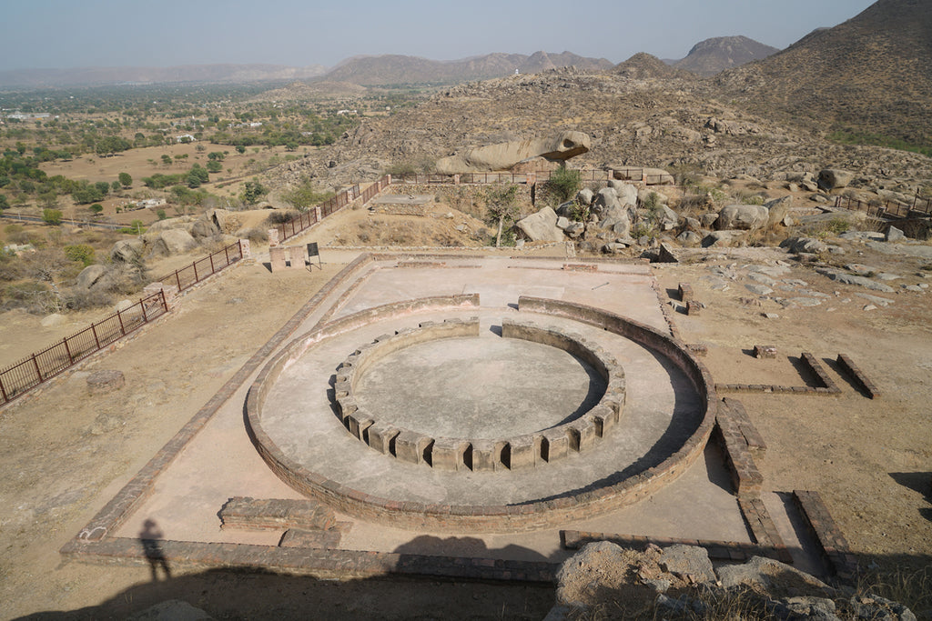 The remains of the Bahirat Stupa