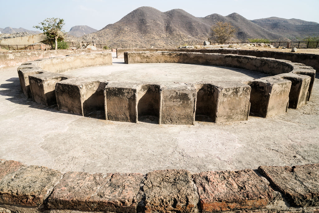 Stupa footings at Bhairat, Rajasthan