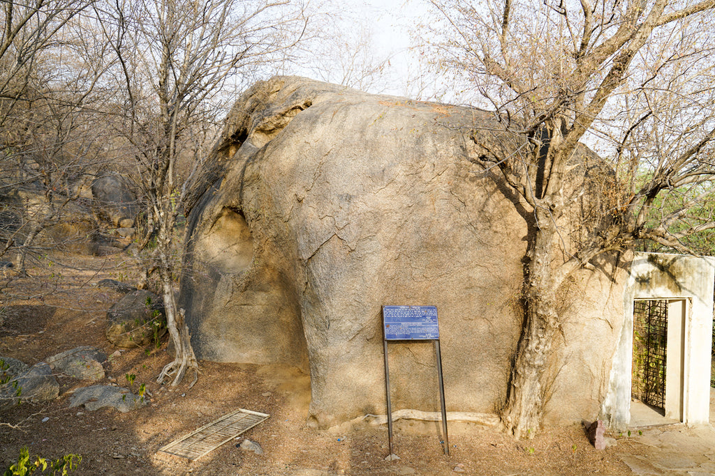 Ashoka's Elephant Rock, without edicts