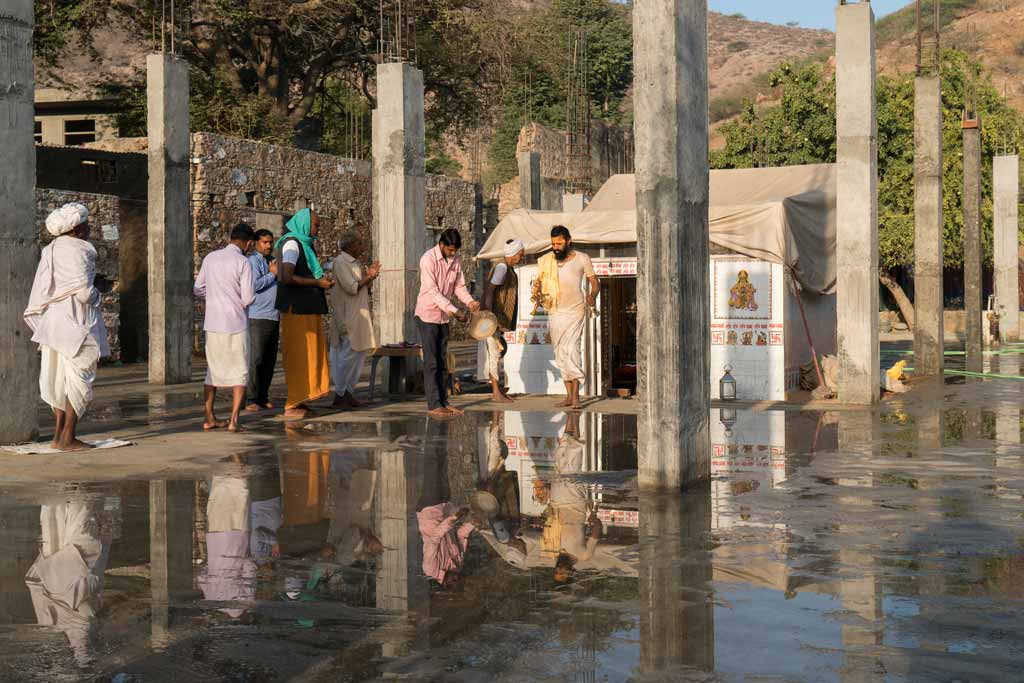 New Temple Building Site at Banksho