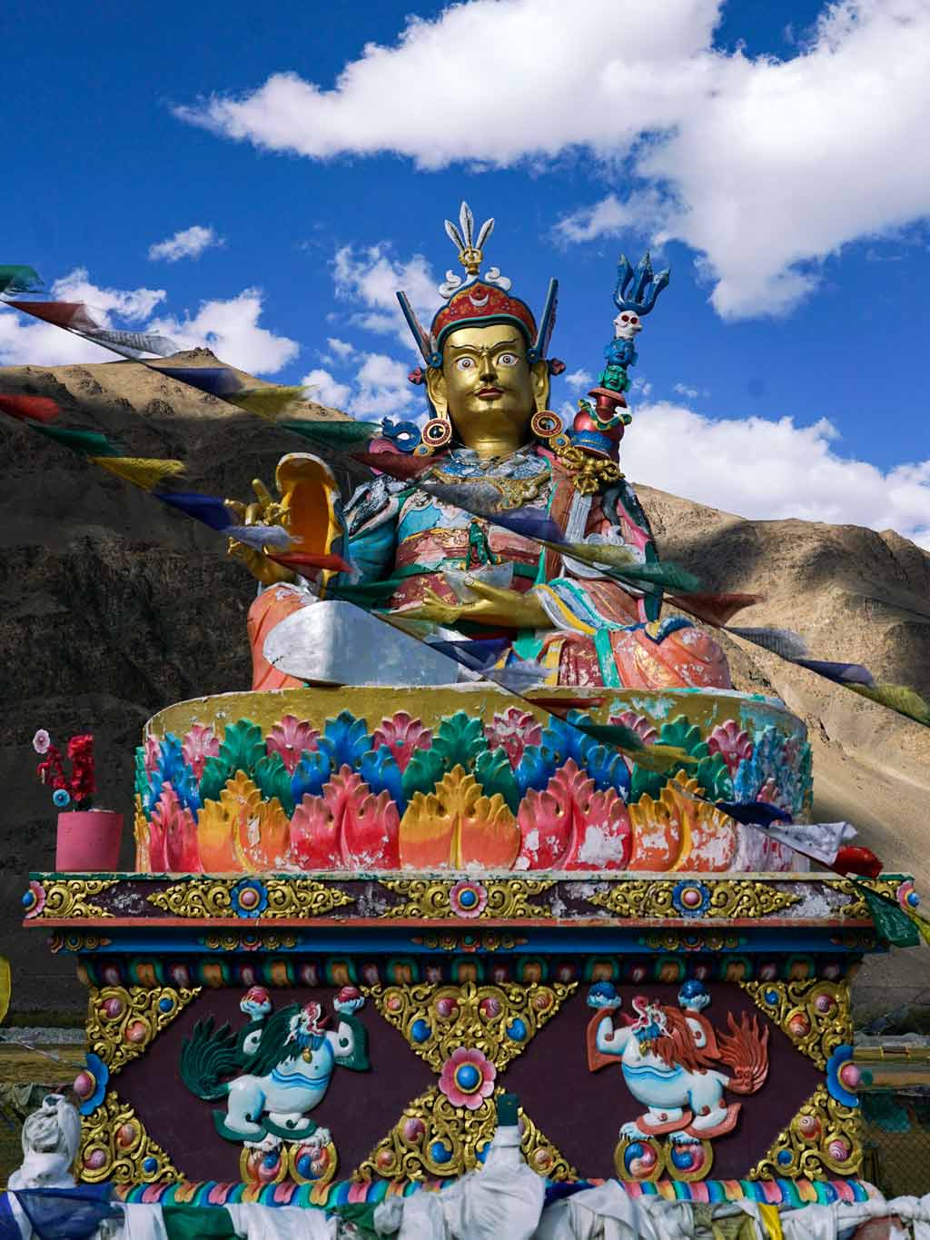 Padmasambhava statue, Sani, Zanskar