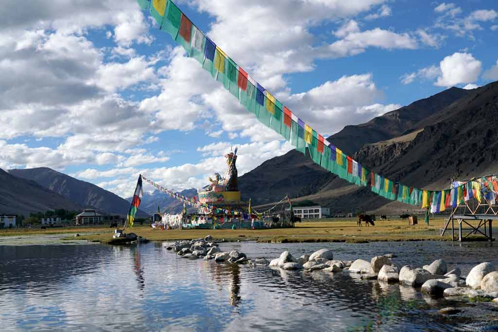 Padmasambhava statue, Sani, Zanskar