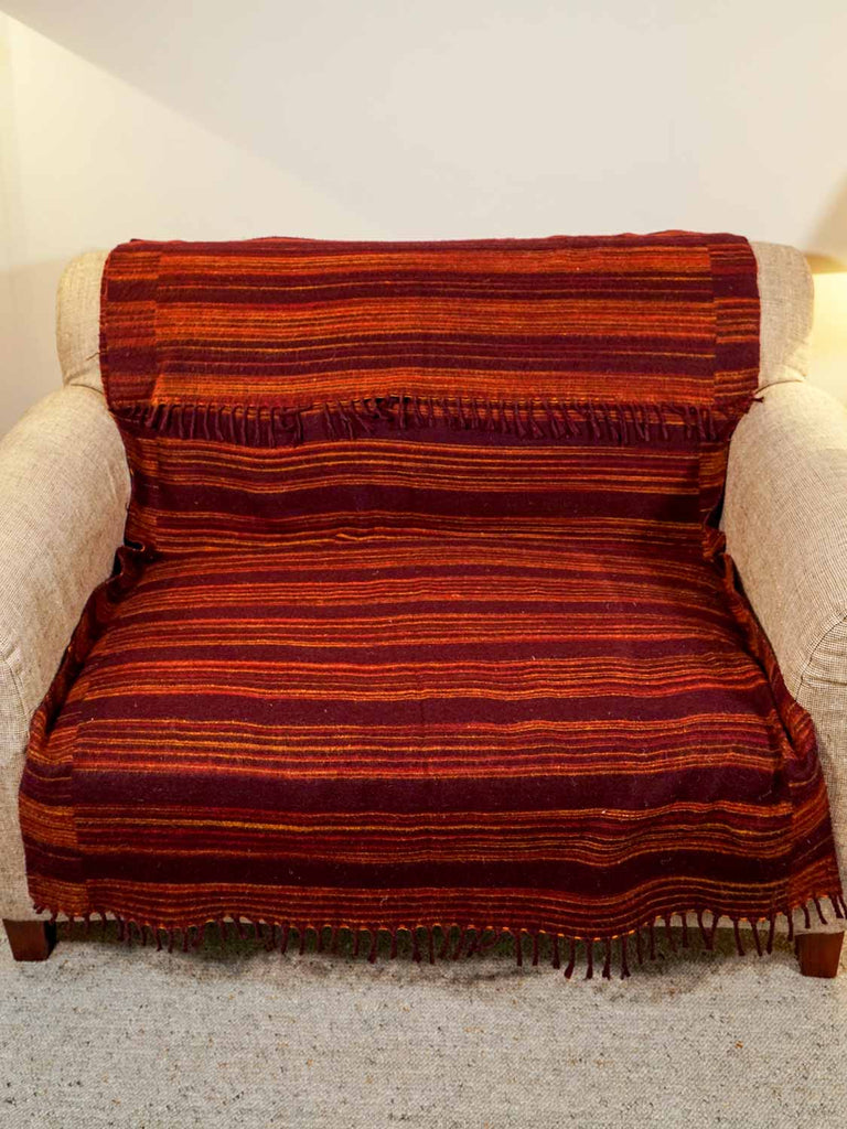 Russet Tibetan Blanket