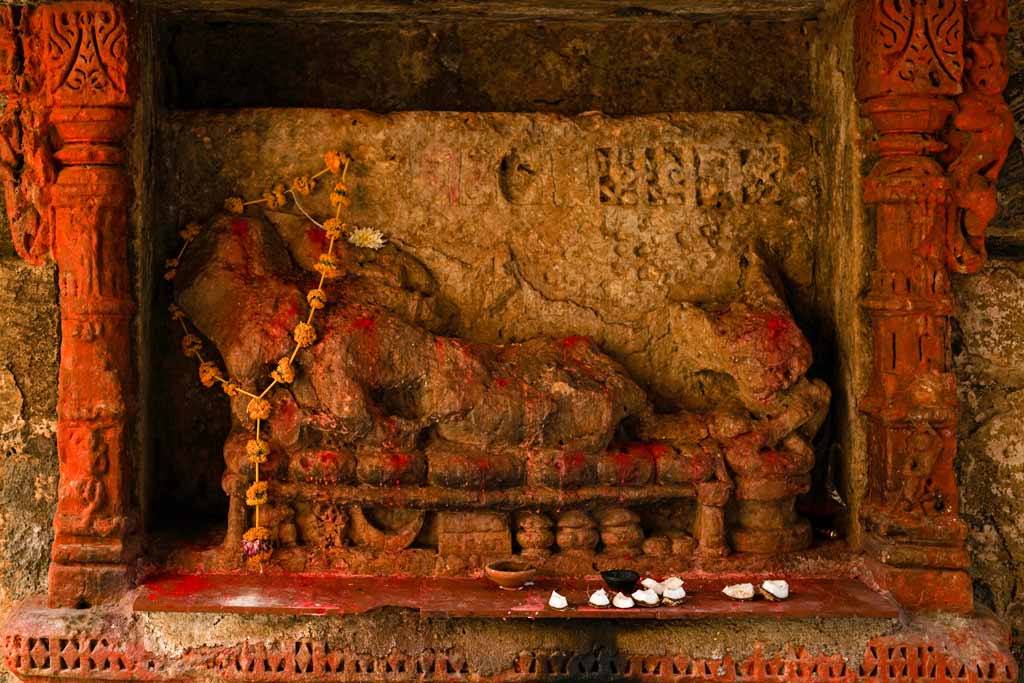 Reclining Vishnu, Minal Vav, Virpur
