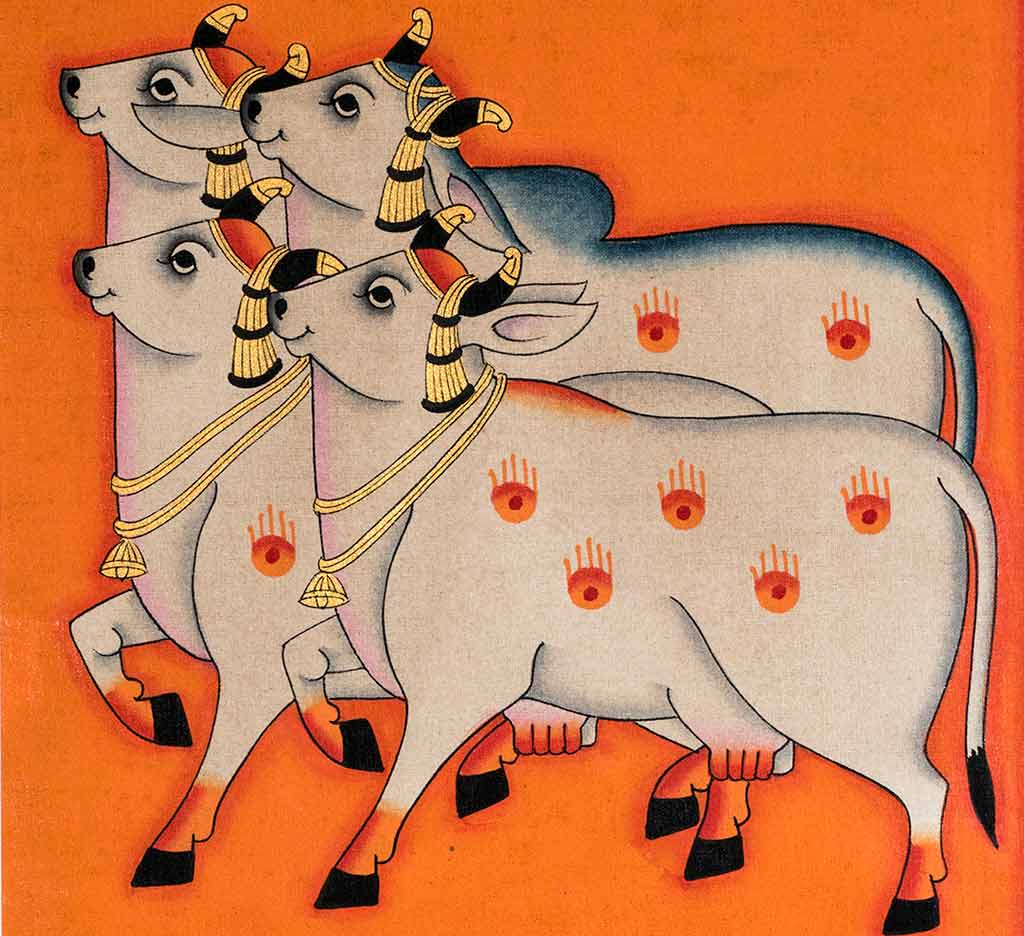 Indian Cows Painting