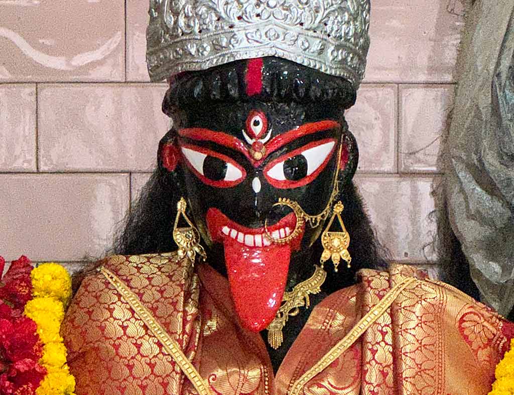 Protruding tongue of Kali