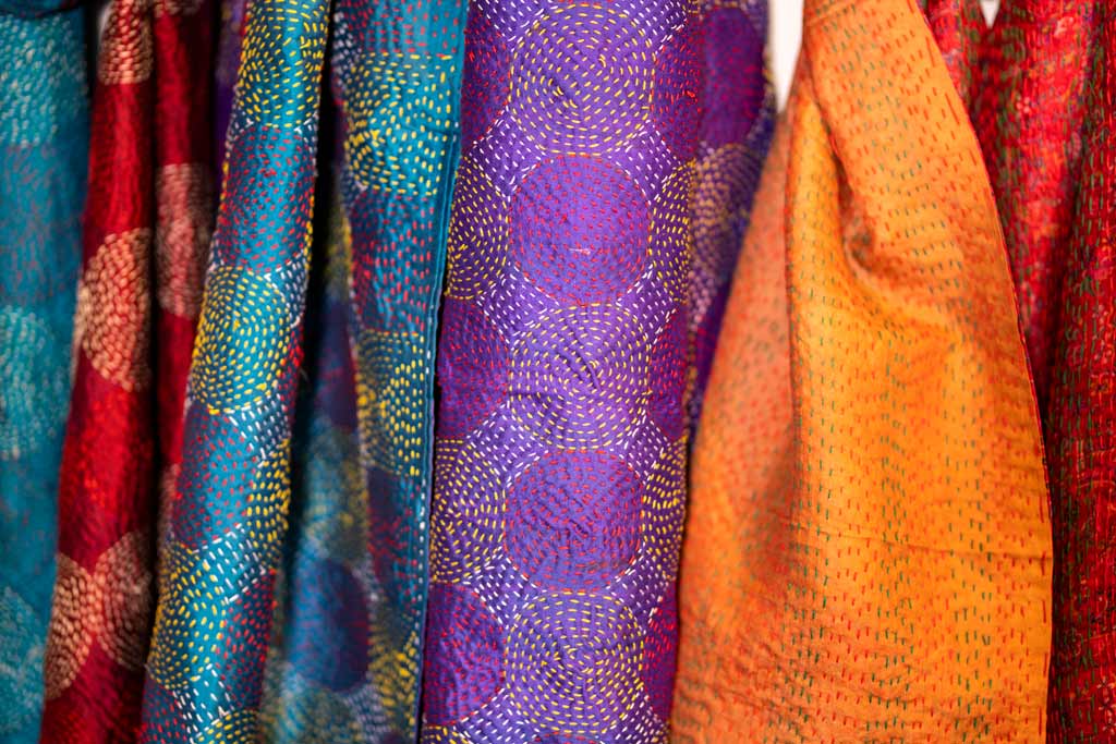 Kantha Scarves with a Vintage Twist – Silk Road Gallery