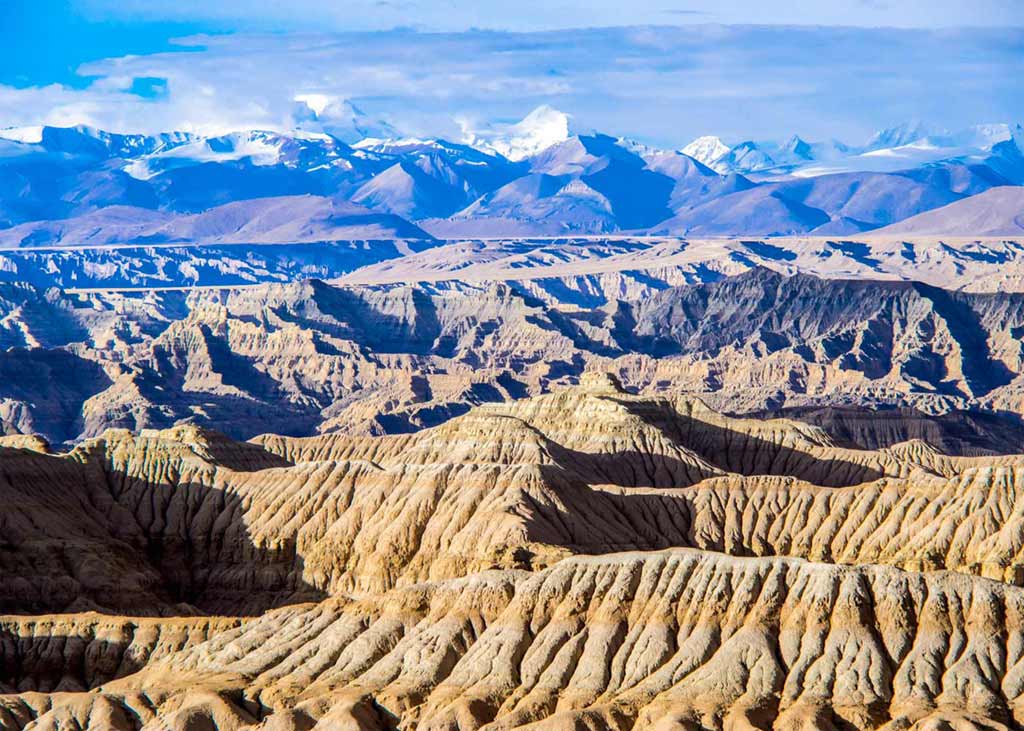 Landscape at Guge, Western Tibet