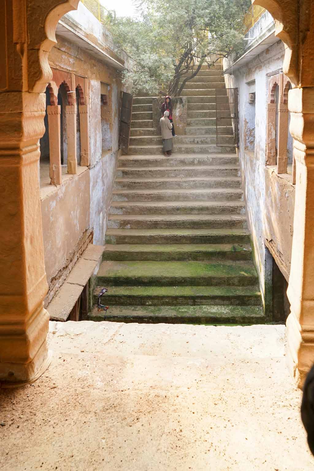 Old Gurukul stepwell at Vrindavan