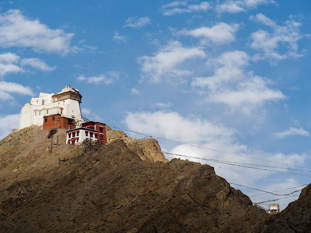 Leh Fort, view from the hotel