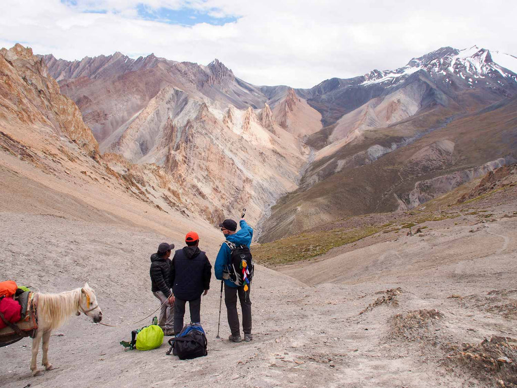 On the Yoma La looking towards the Nigutse La, Ladakh