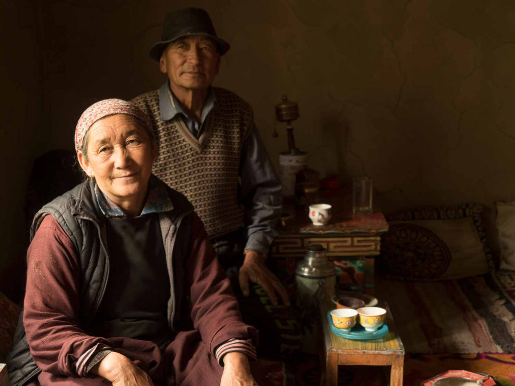 Family friends at Hanupatta, Ladakh