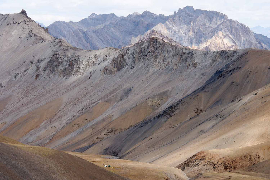 Looking Back towards our Camp at Chomotang