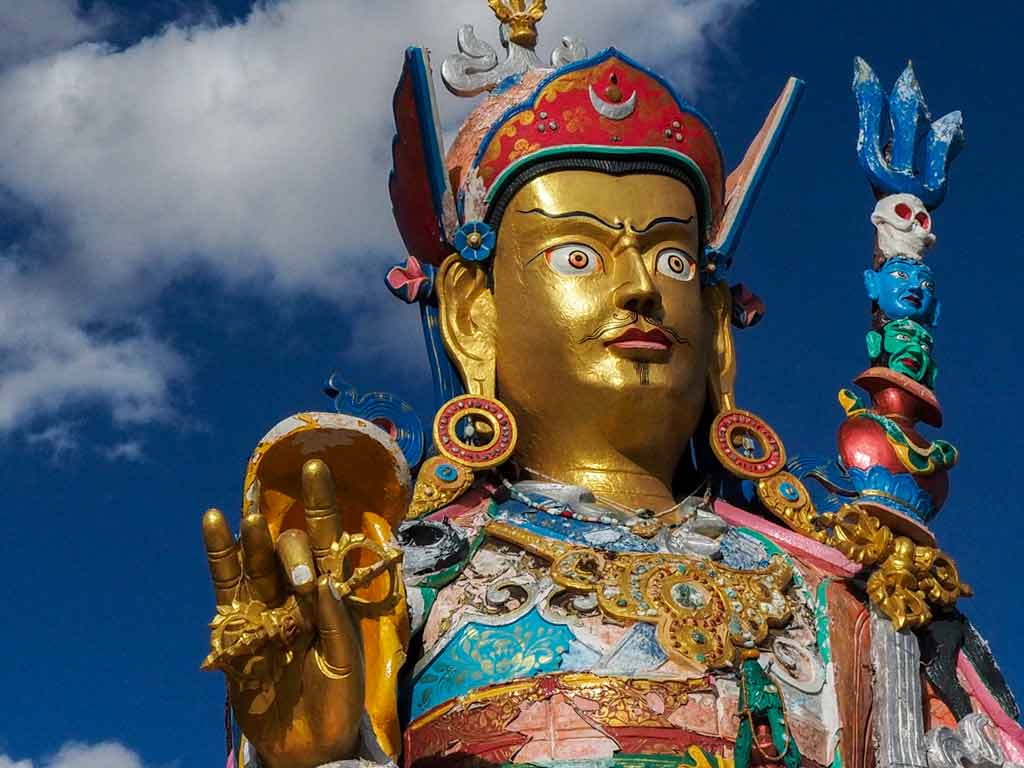 Padmasambhava statue, Sani, Zanskar