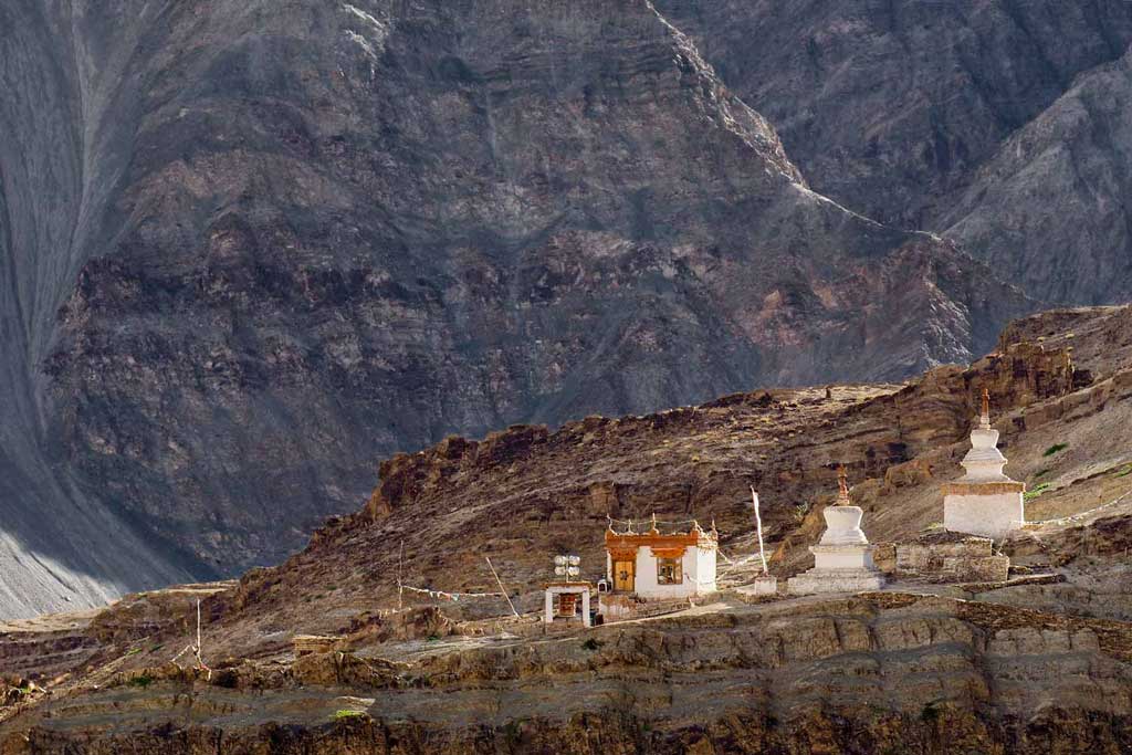 Stupas above Skurbuchan village, Ladakh