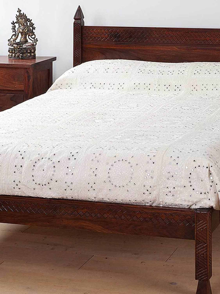 White Taj Bedspread