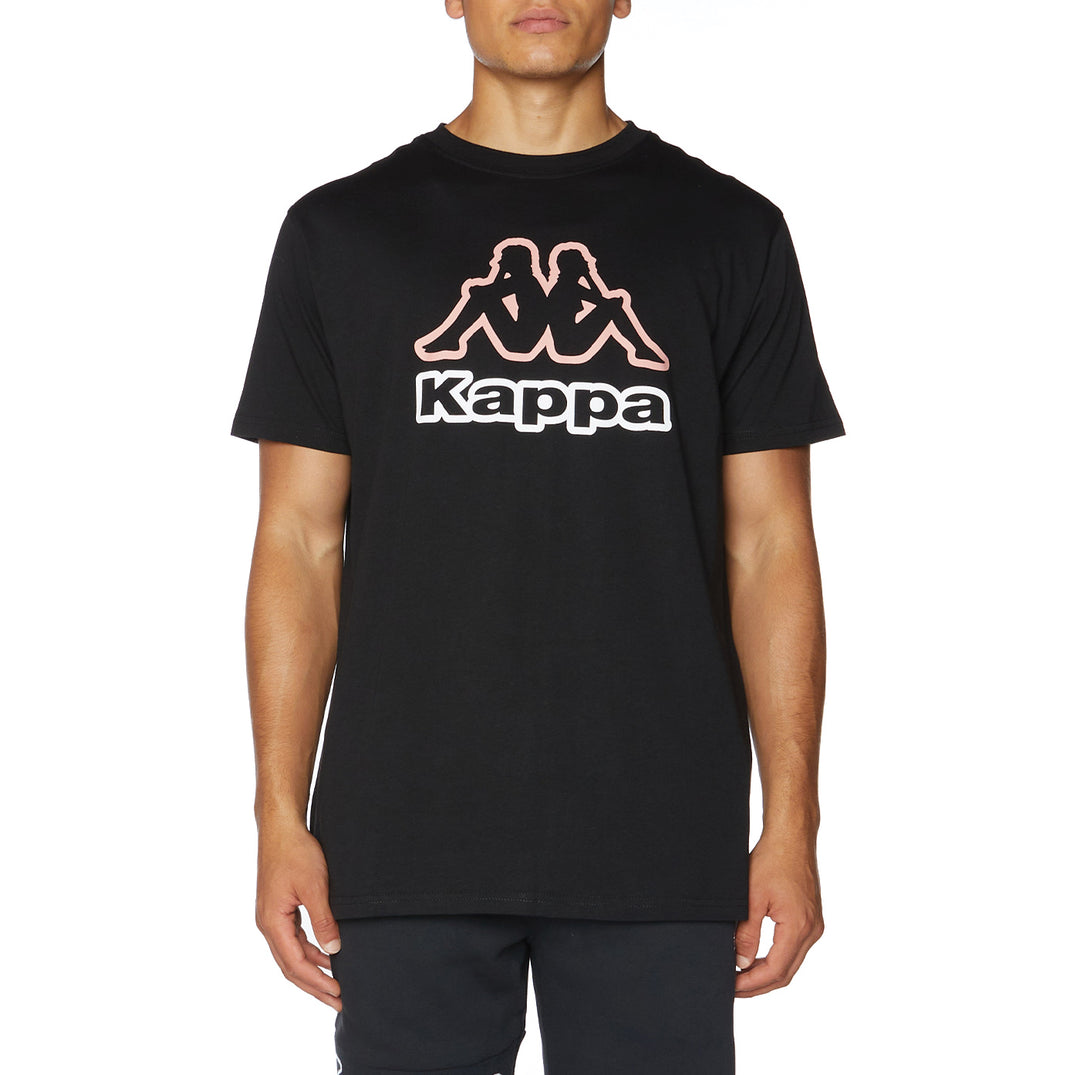 T-Shirt Logo Aby - USA Kappa Jet Black –