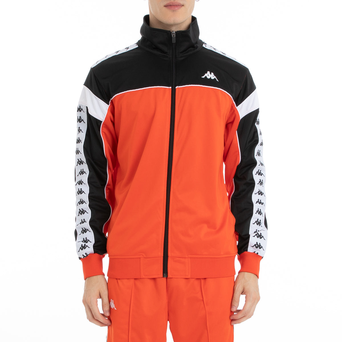 kappa orange track jacket
