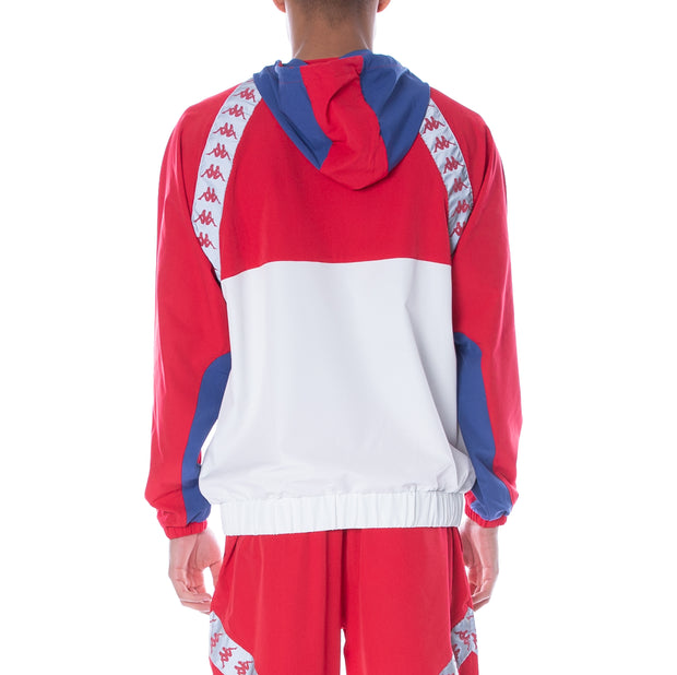 kappa red white and blue hoodie
