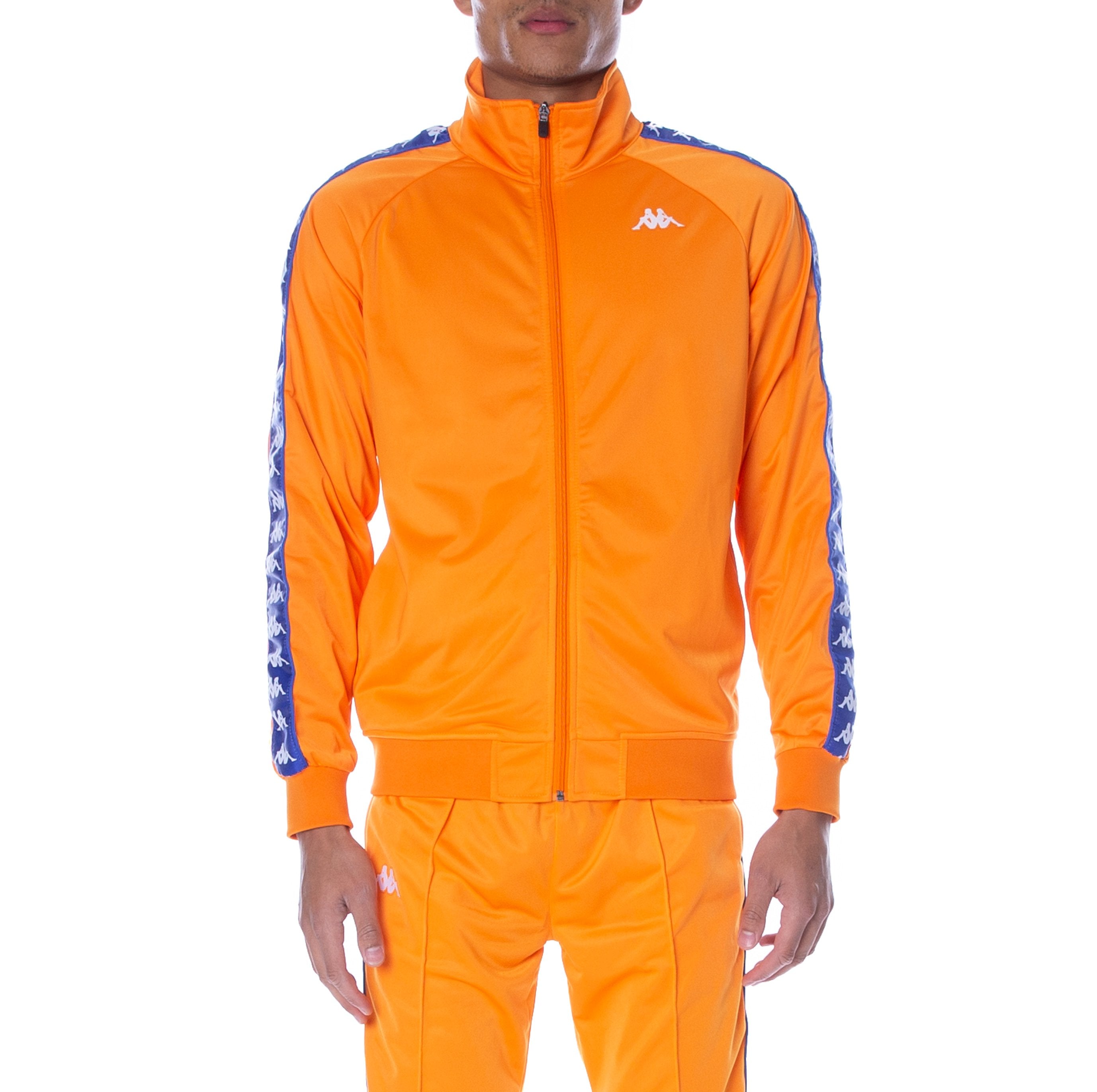 mens orange sweatsuit