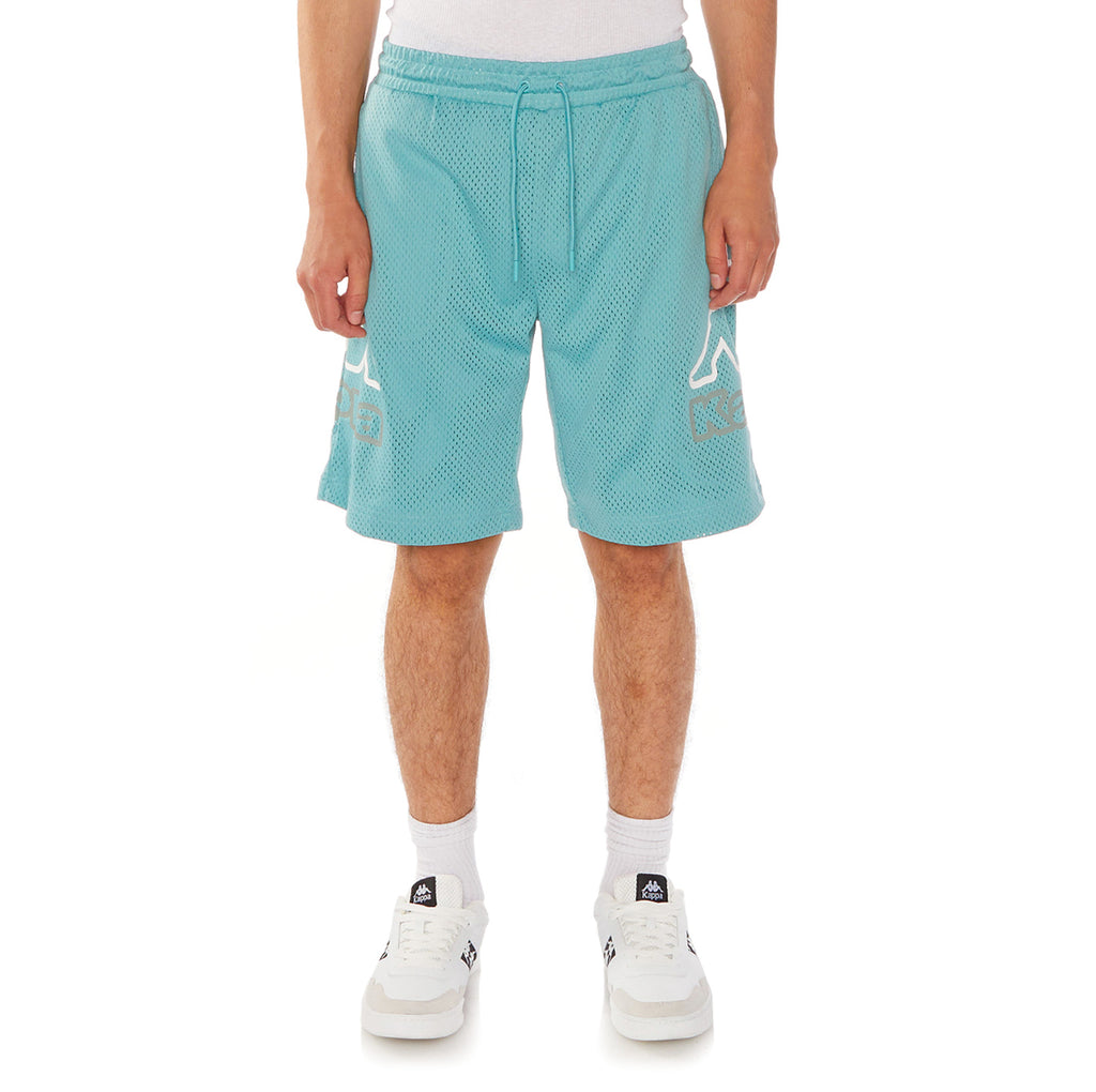 imperium stof snap Teal/Blue Mesh Athletic Shorts - Logo Deer - Matching Set - Men – Kappa USA